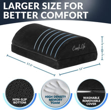Load image into Gallery viewer, Ergonomic Large Foot Stool – Adjustable Height for Desk &amp; Gaming Chair Relief