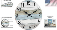 Load image into Gallery viewer, Elegant 16" Battery-Operated Wall Clock - Rustic Decor for Living Room &amp; Office