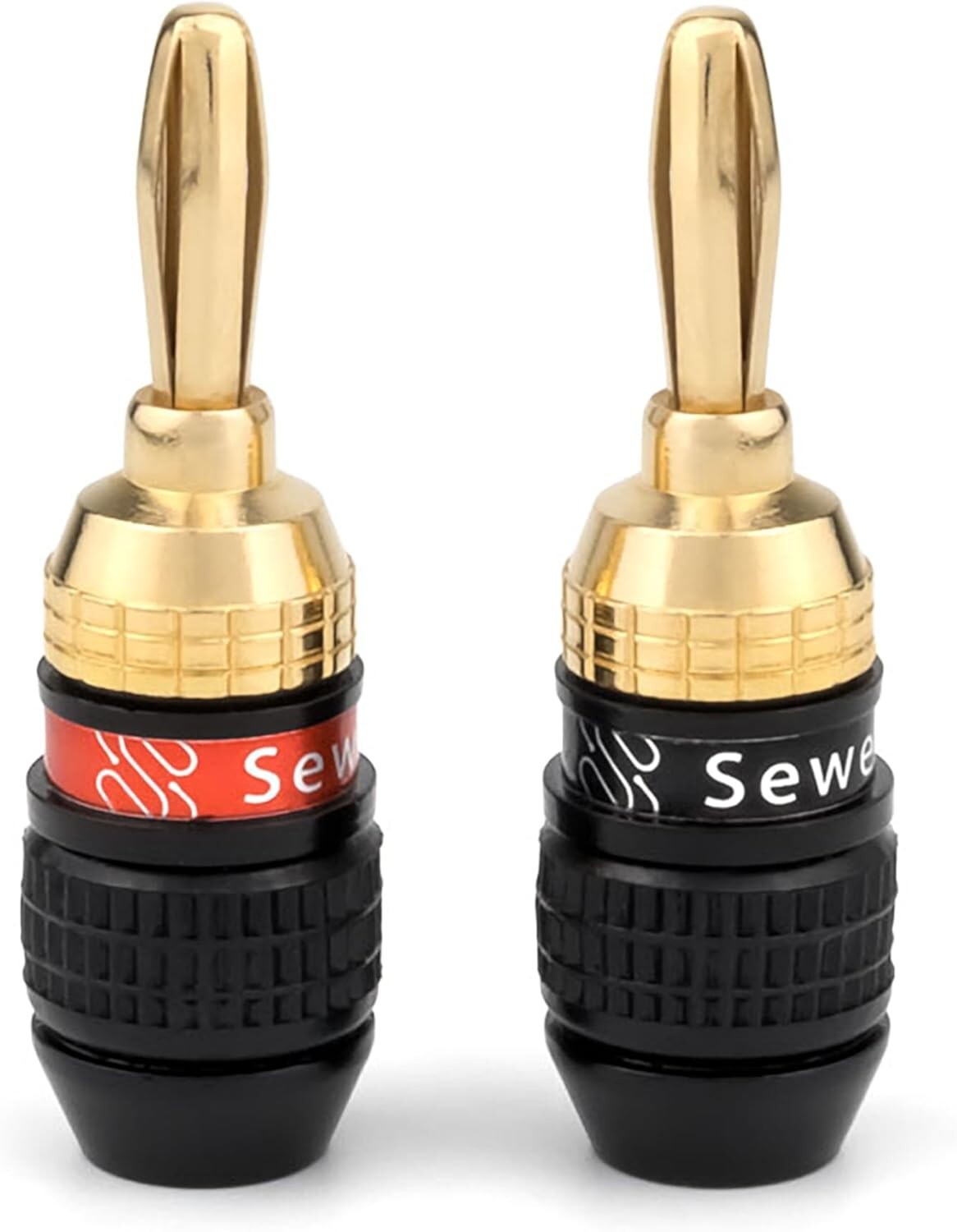 14 Pairs Gold Plated Banana Plugs - Quick Connect for Superior Sound Quality