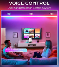 Load image into Gallery viewer, WiFi Compatible 4-Inch Recessed Smart Lights - Alexa/Google Control, Pack of 4
