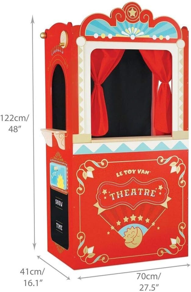 Delightful Children's Puppet Theatre with Beautiful Art - Perfect Gift Idea