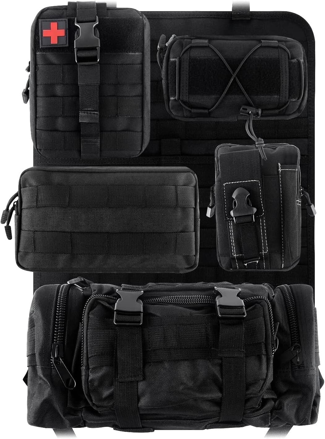 Durable Universal Front Seat Back Molle Storage Bag - Perfect for All Vehicles