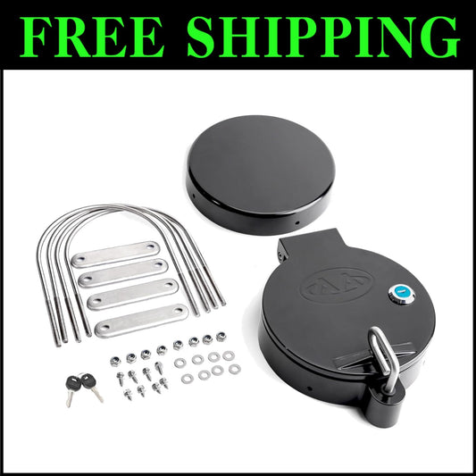 Universal Black Conduit Carrier Kit for Vans, SUVs, and Trucks - Drilling-Free