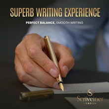 Load image into Gallery viewer, Luxury Fountain Pen with Stunning 24K Gold Finish - Perfect Gift for Him &amp; Her