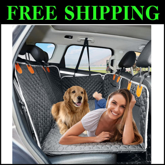 Universal Waterproof Dog Back Seat Cover for Cars & SUVs - Easy Clean & Comfort