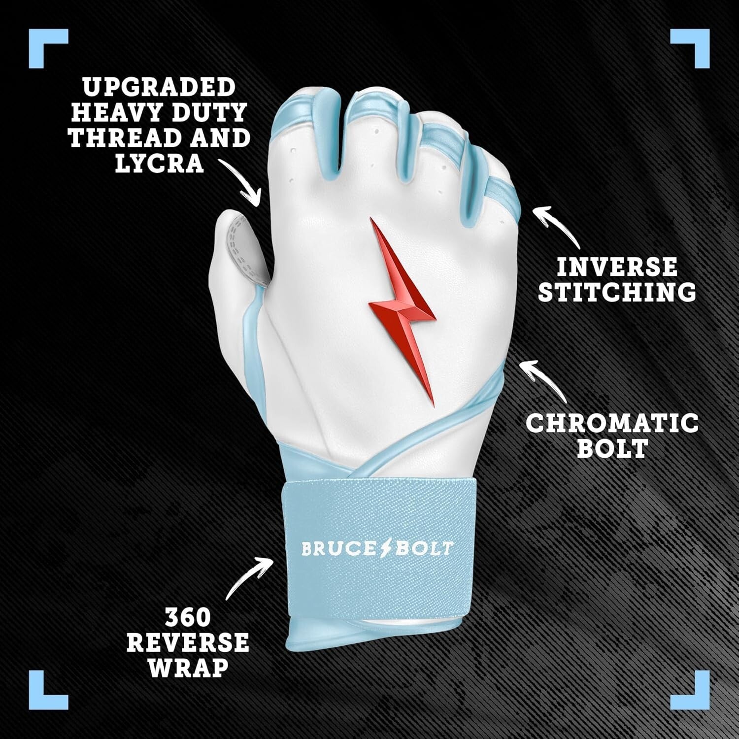 Chicago Cubs Signature Series Batting Gloves - Double Reinforced Leather Support