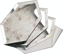 Load image into Gallery viewer, Vintage Light Antique Hexagon Mirror Tile Backsplash - Easy to Apply &amp; Beautiful
