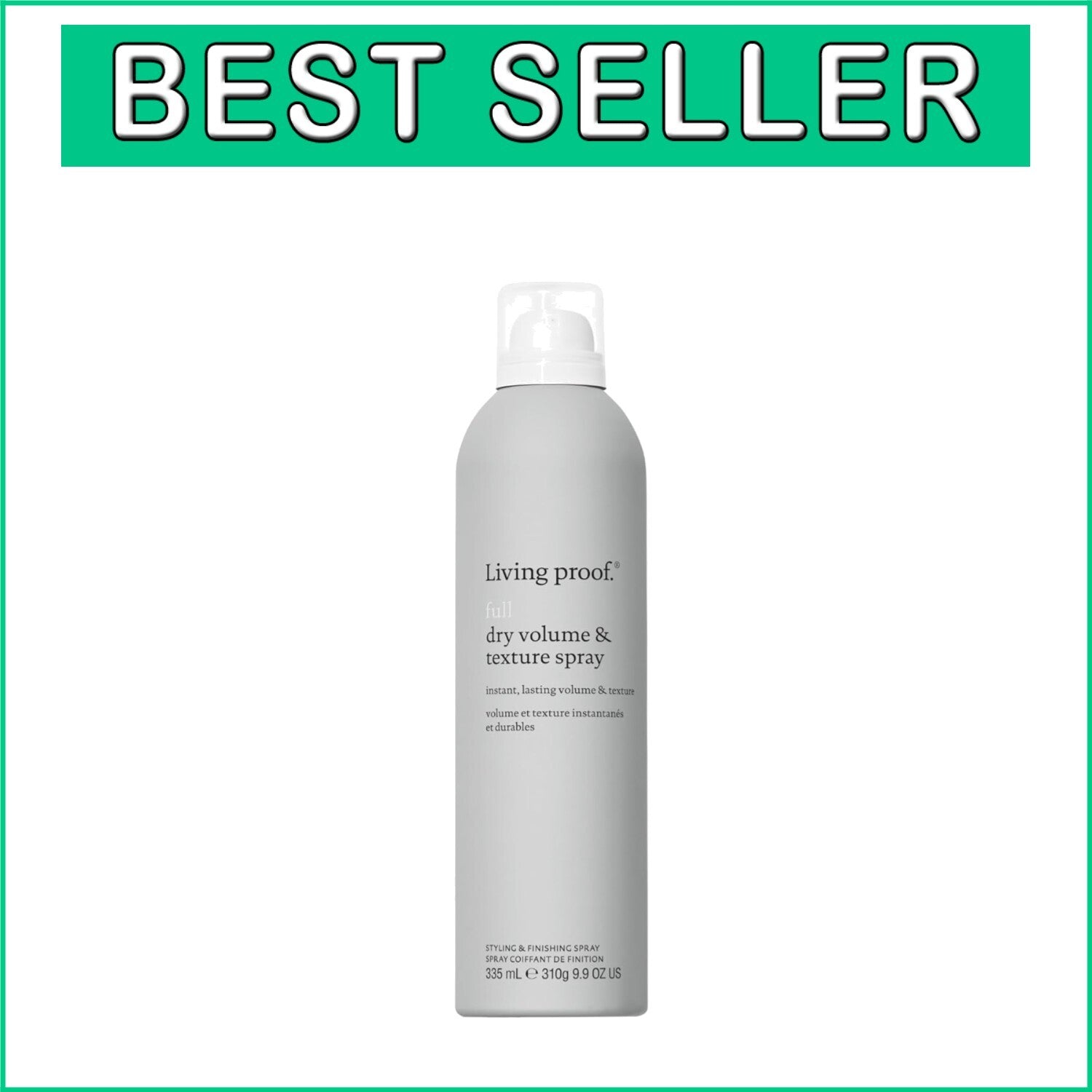 Full Dry Volume & Texture Spray - Mint Scented Heat Protector for Fine Hair