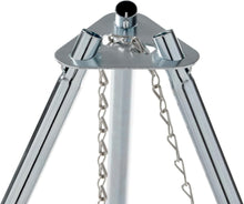 Load image into Gallery viewer, Adjustable Tripod Campfire Grill &amp; Lantern Hanger - Cooking &amp; Lighting Essential