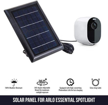 Load image into Gallery viewer, Arlo Essential Spotlight Solar Panel - 3-Pack with 4m Cables &amp; Mounting Brackets