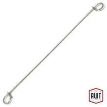 Load image into Gallery viewer, 1000-Pack of 6" 16-Gauge Stainless Steel Double Loop Tie Wire – Durable Solution