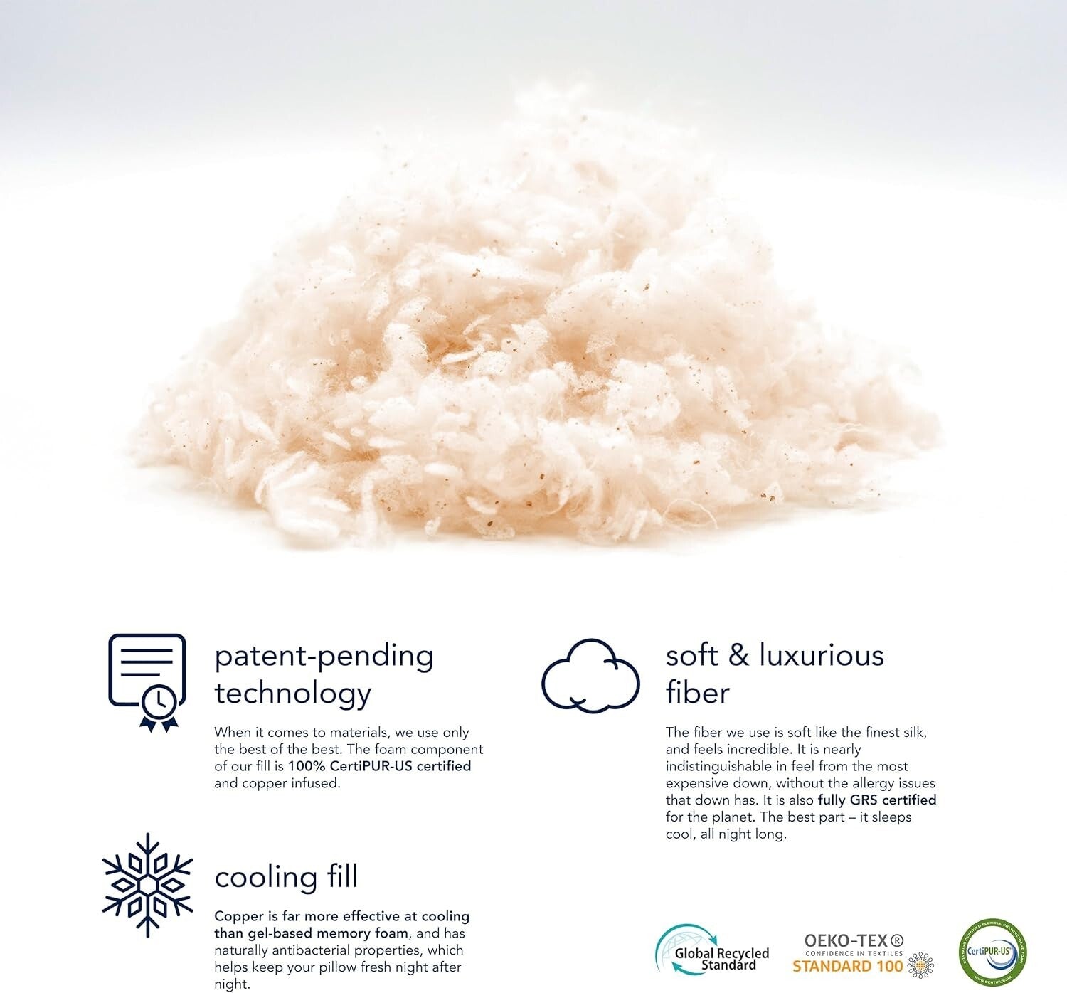 Award-Winning Scrumptious Cooling King Pillow for Neck & Shoulder Pain Relief