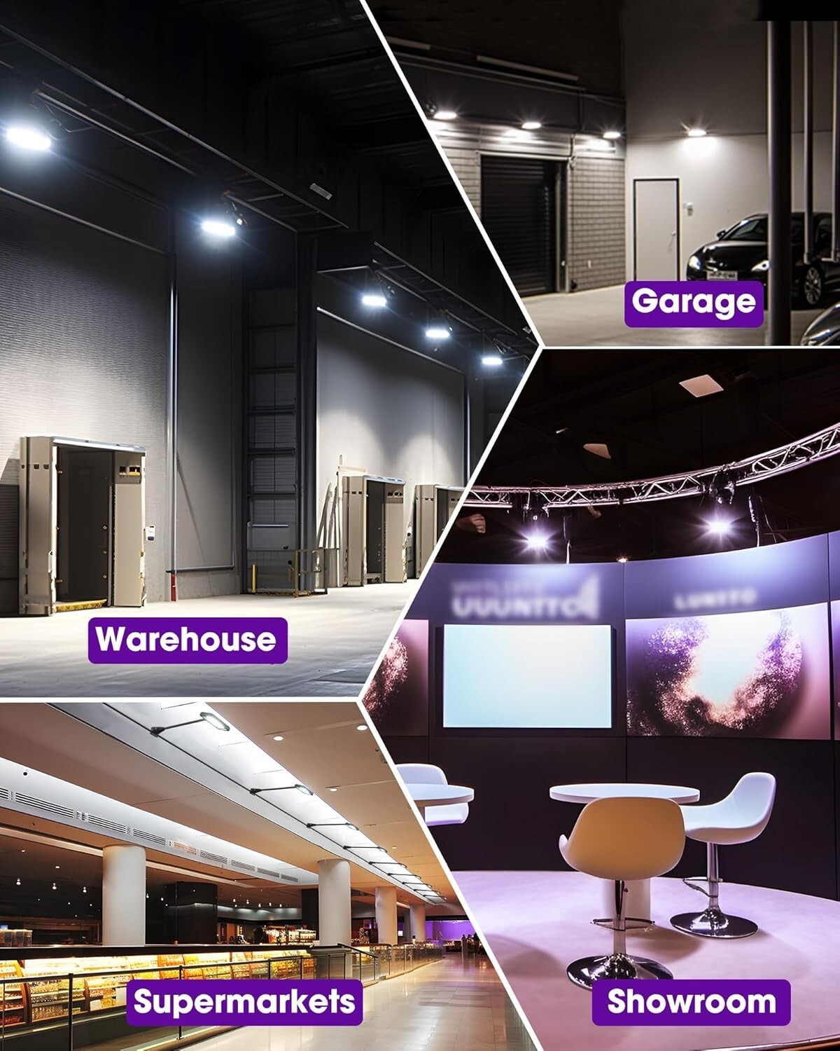 Adjustable COB LED Lighting: 2-Pack 20W Display Lights for Effective Trade Shows