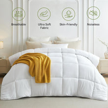 Load image into Gallery viewer, 120x98 All-Season Polyester Comforter, Soft Double Brushed for Ultimate Comfort