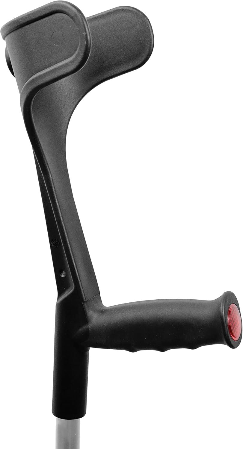 Durable Aluminum Forearm Crutches with Rubber Tips - Perfect for Rehabilitation