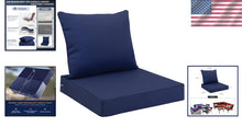 Load image into Gallery viewer, Elegant 24x24 Inch Outdoor Seat Cushion - Waterproof, Fade-Proof &amp; Comfortable