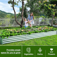 Load image into Gallery viewer, Oversized Metal Planter Raised Bed - Durable 12x4ft Garden Kit for Vegetables