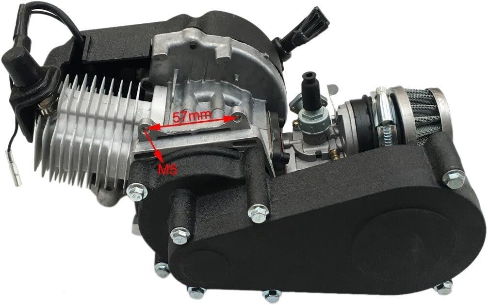 Lightweight 2-Stroke 49cc Engine Gearbox with T8F Sprocket for ATVs & Quads