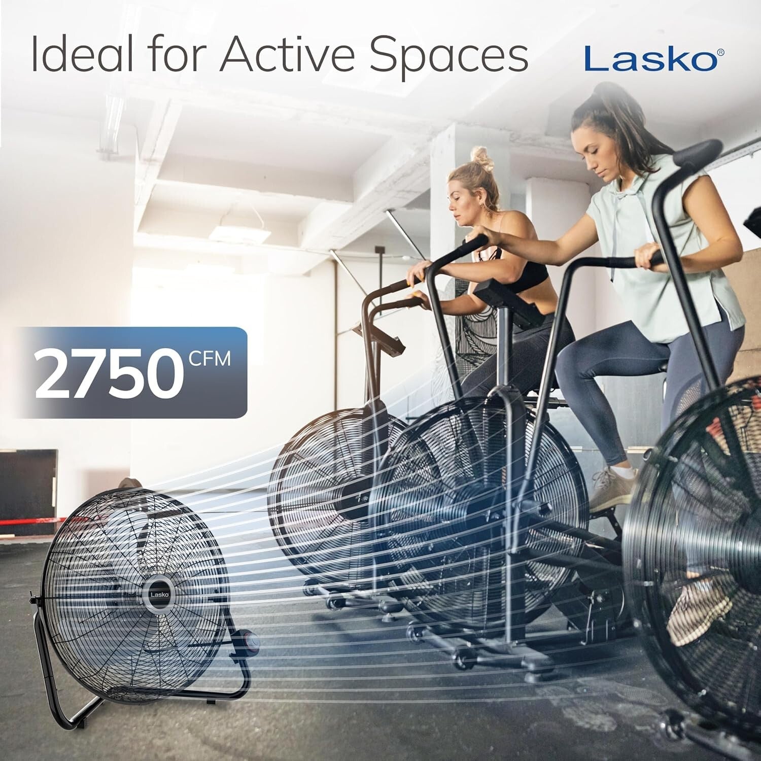 20" High Velocity Wall Mount Fan with Pivoting Head - Versatile Cooling Solution