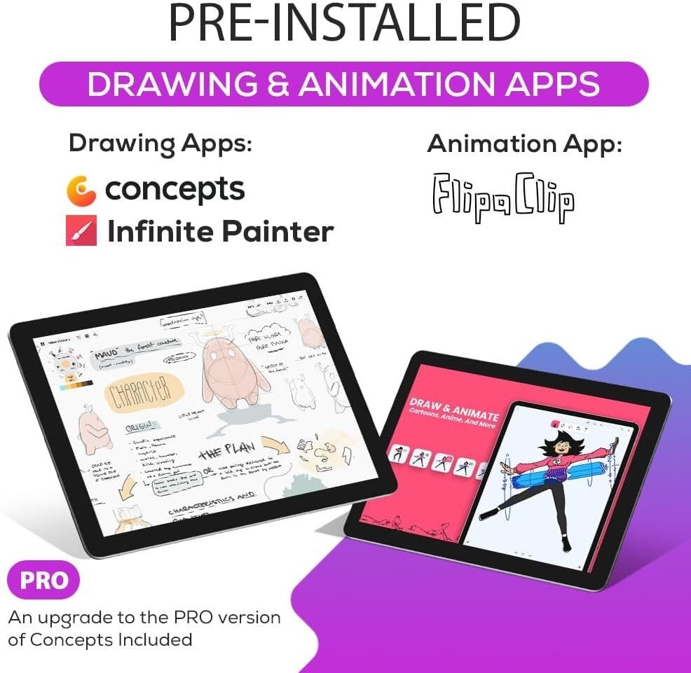 Portable 10-Inch Drawing Tablet with High-Resolution Screen – Ideal for Artists