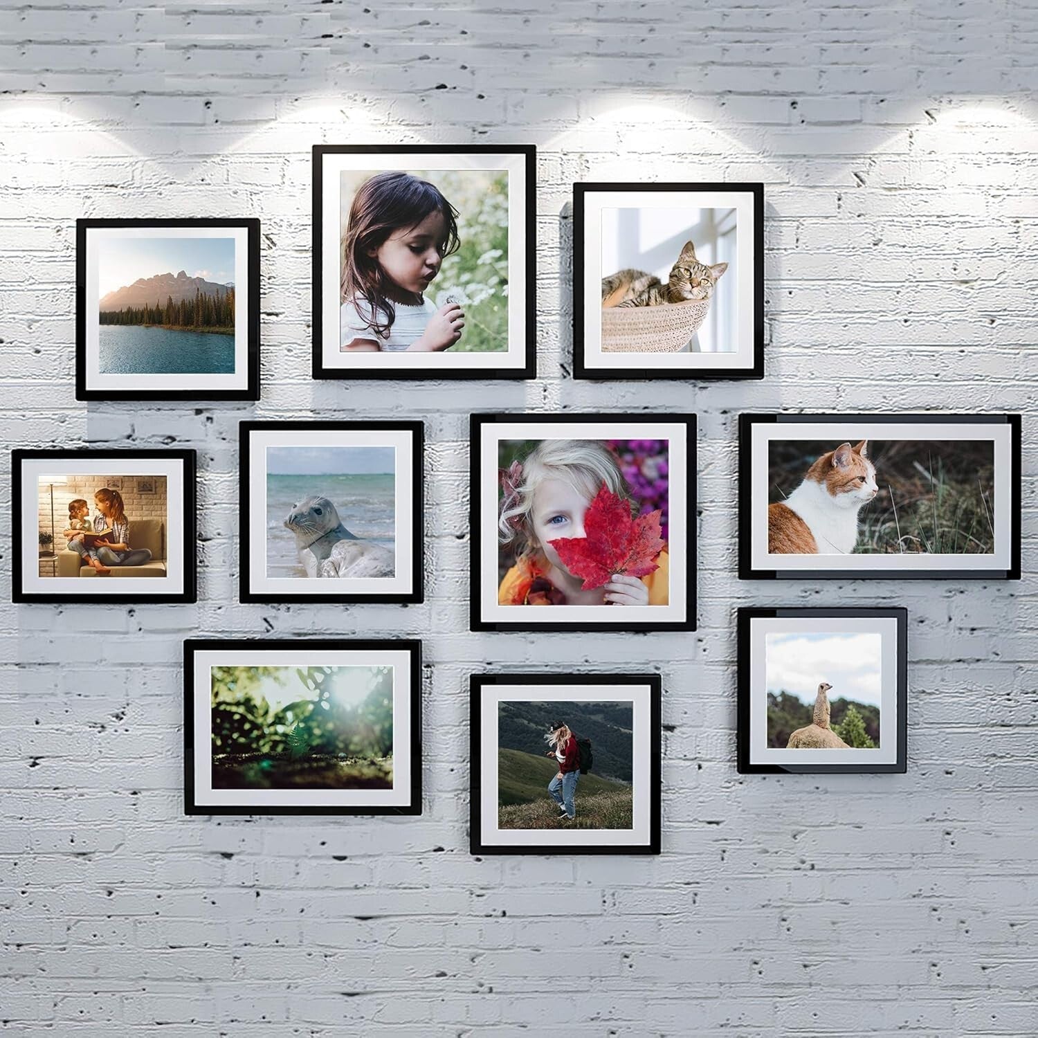 Classic 12x18 Wall Frames Set of 5 - Hang Horizontally or Vertically, Gift-Ready