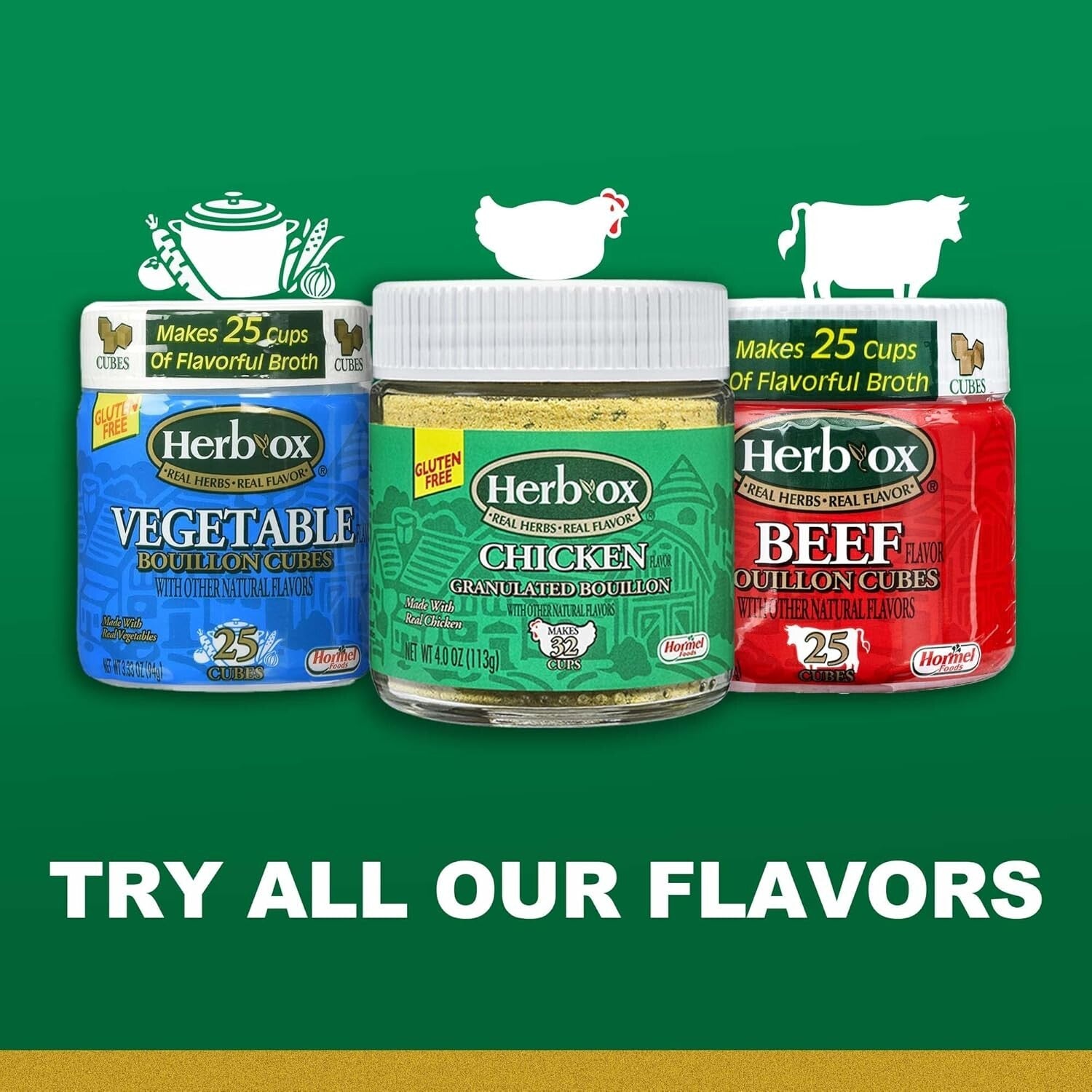 12-Pack Sodium Free Chicken Bouillon Packets - 1.5 oz Each for Flavorful Dishes