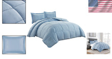 Load image into Gallery viewer, Elegant King Size Down Alternative Comforter Set - 3-Piece Lightweight Design