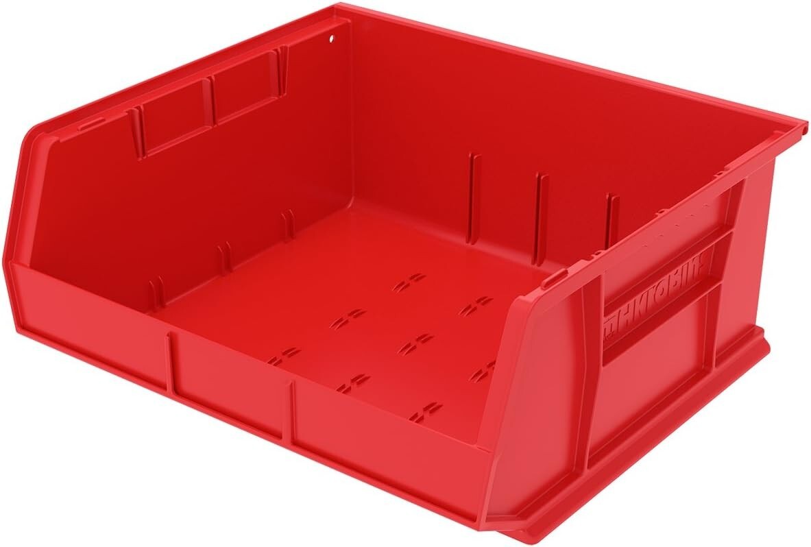 Durable and Customizable AkroBins - 75 lbs Plastic Storage Bins, Easy Retrieval