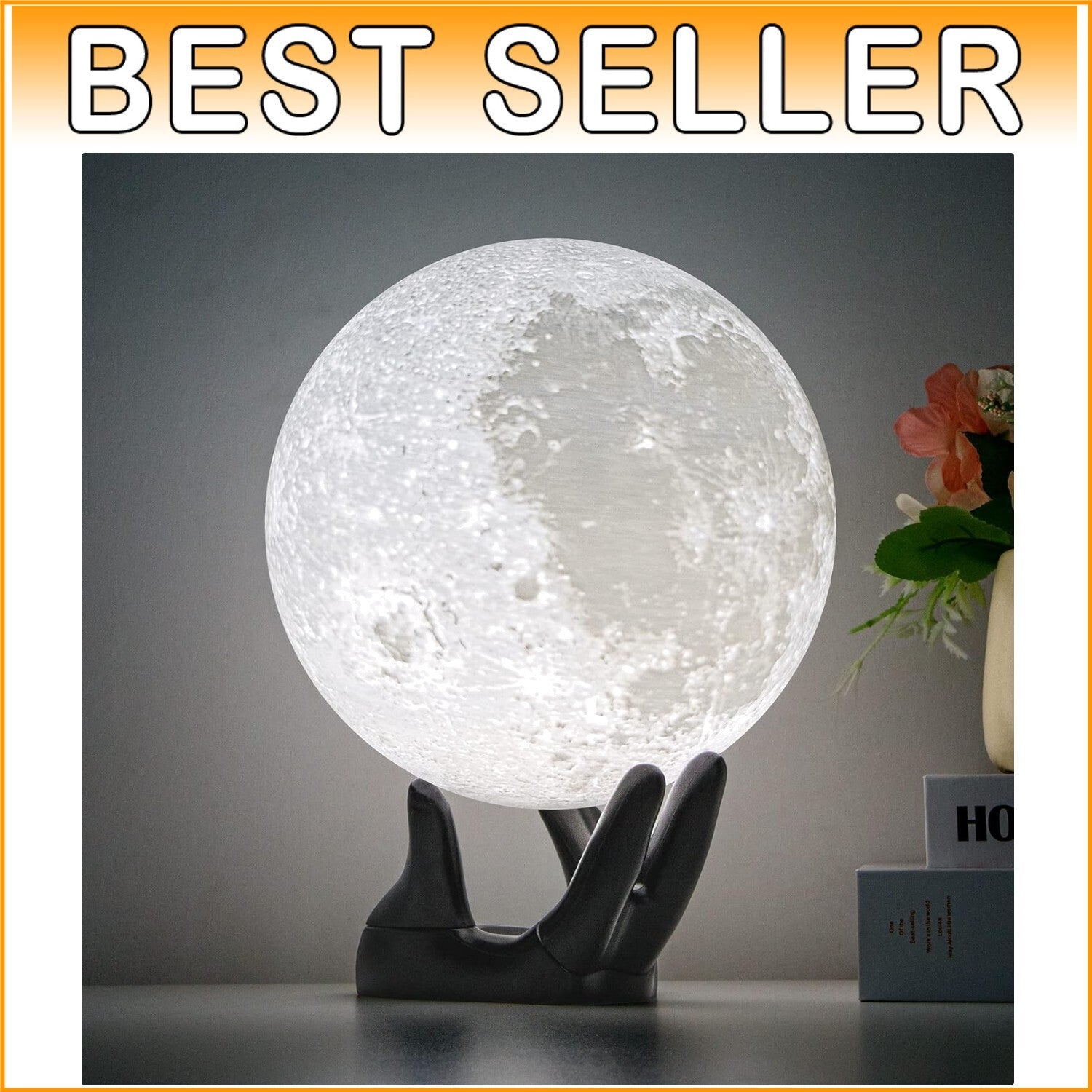 Whimsical 3D Moon Lamp with Remote Control - Ideal Gift for Teen Girls & Boys