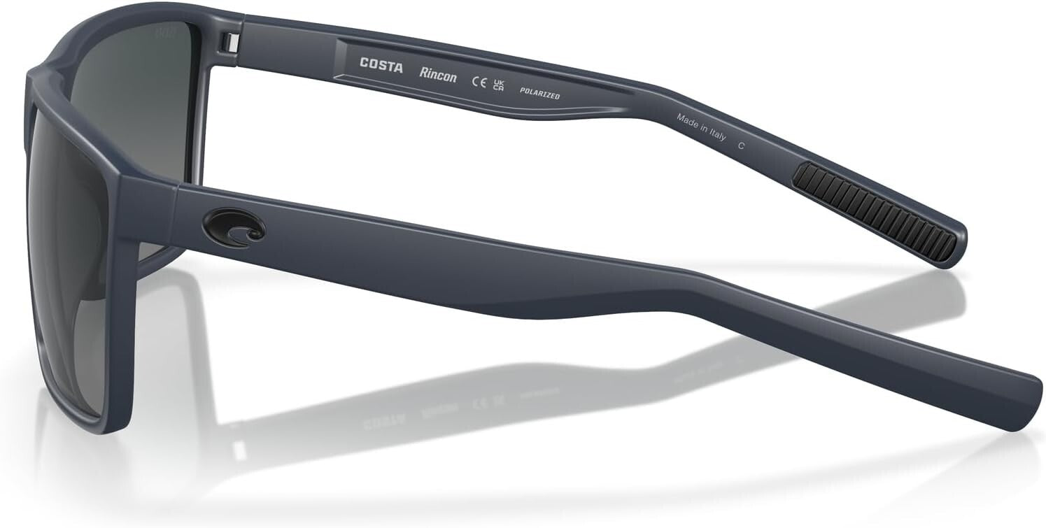 Rincon Rectangular Polarized Sunglasses for Men - Ideal for Oval-Round Faces