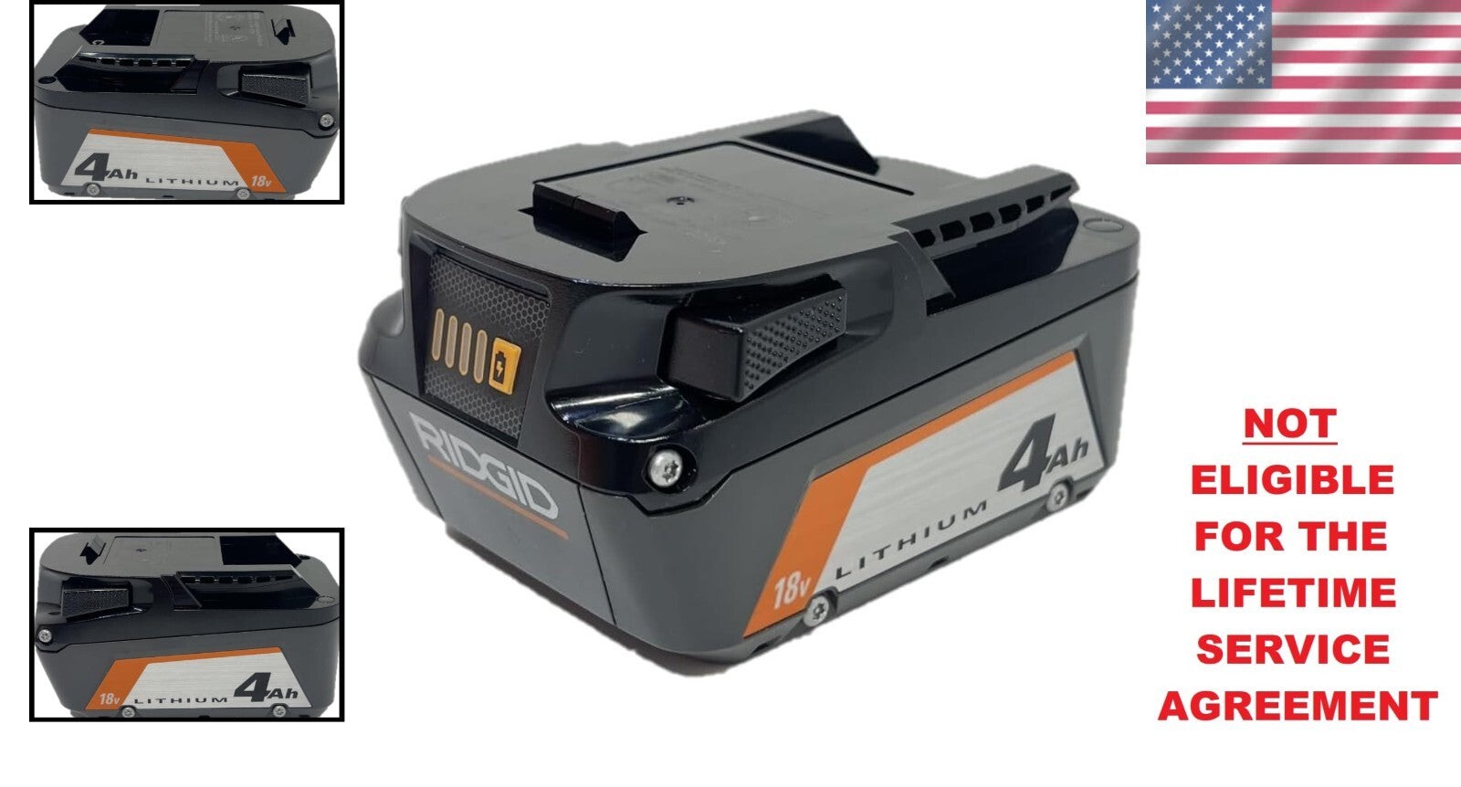 Hyper Lithium-Ion 18V 4AH Power Tool Battery - Cold Weather Performance