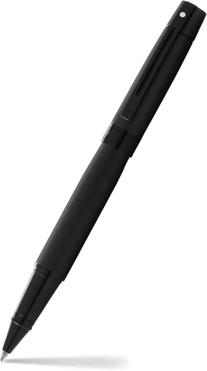 Sophisticated 300 Matte Black Rollerball Pen with Gift Box - Lifetime Guarantee