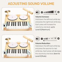 Load image into Gallery viewer, 25-Key Kids Piano with Drum Kits - Dual Play Musical Instrument for Children