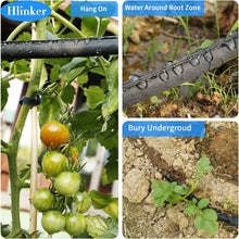 Load image into Gallery viewer, Eco-Friendly 100FT Flat Soaker Hose for Efficient Drip Irrigation, Linkable