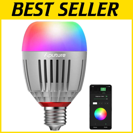 LED Accent B7C 7W RGBWW Bulb with App, Unlimited Color Flexibility & Dual Power