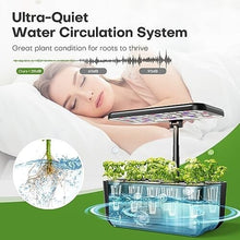 Load image into Gallery viewer, LED Hydroponic 10-Pod Plant Germination Kit - Family-Friendly Indoor Grower