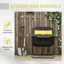 Load image into Gallery viewer, Octagonal 360° Rotating Composter with 16 Ventilation Holes - 43 Gallon Capacity