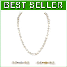 Load image into Gallery viewer, Luxury 18" Freshwater Cultured Pearl Necklace for Women - Perfect Gift Option