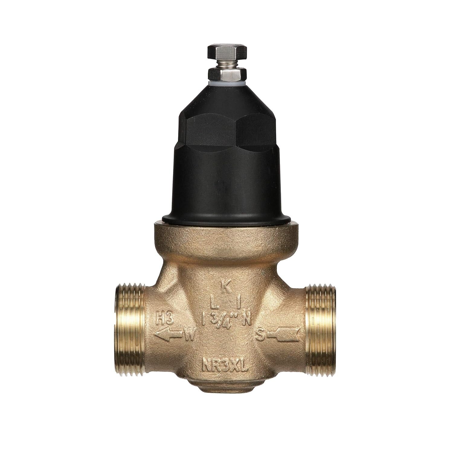 Efficient 3/4" Brass Pressure Reducing Valve with Quick-Access Cartridge Design