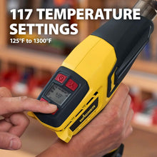 Load image into Gallery viewer, Precision Heat Gun with LCD Display &amp; 2 Nozzles - Ideal for DIY Projects