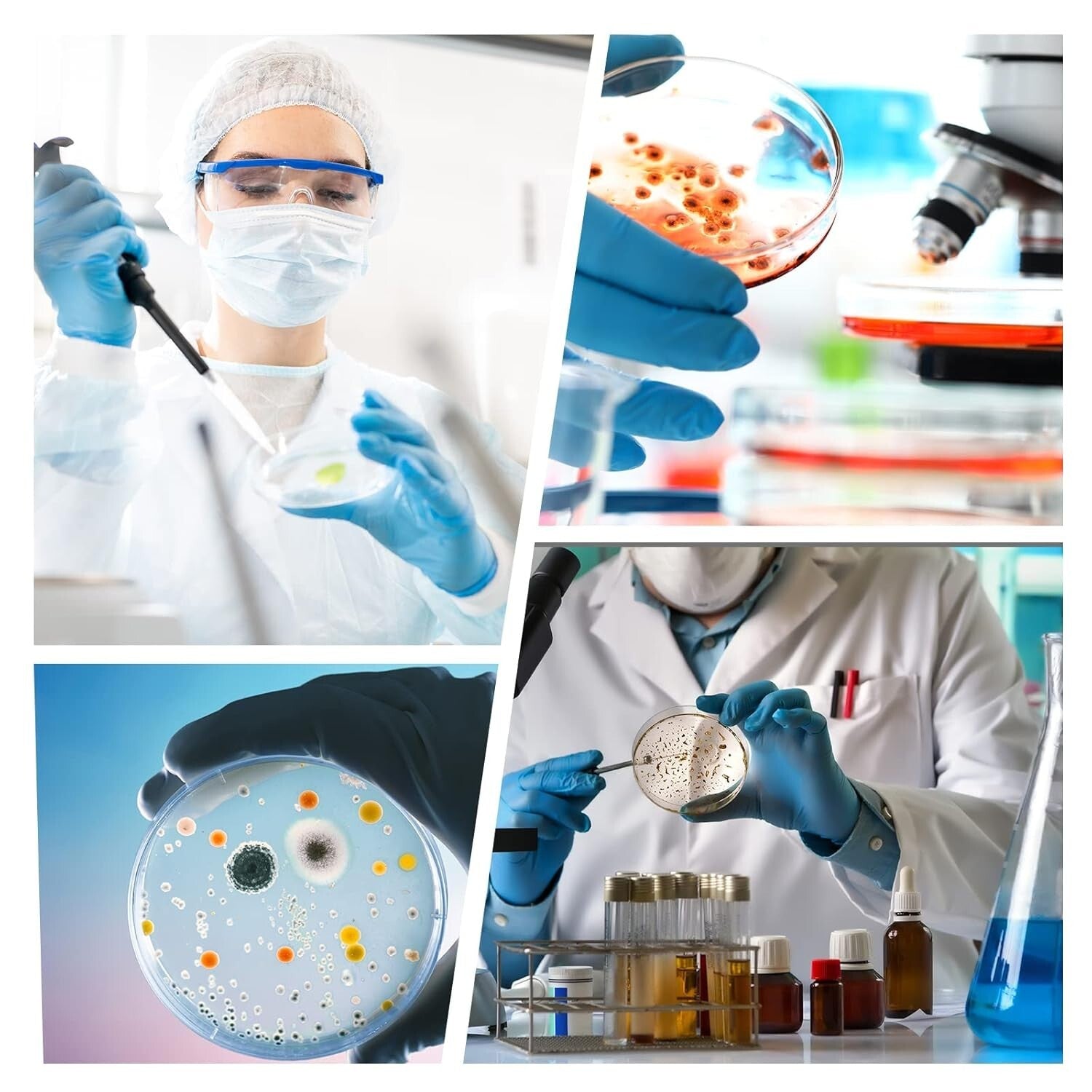 500 Sterile Ethylene Oxide Petri Dishes - 100mm Diameter, Enhanced Vented Design