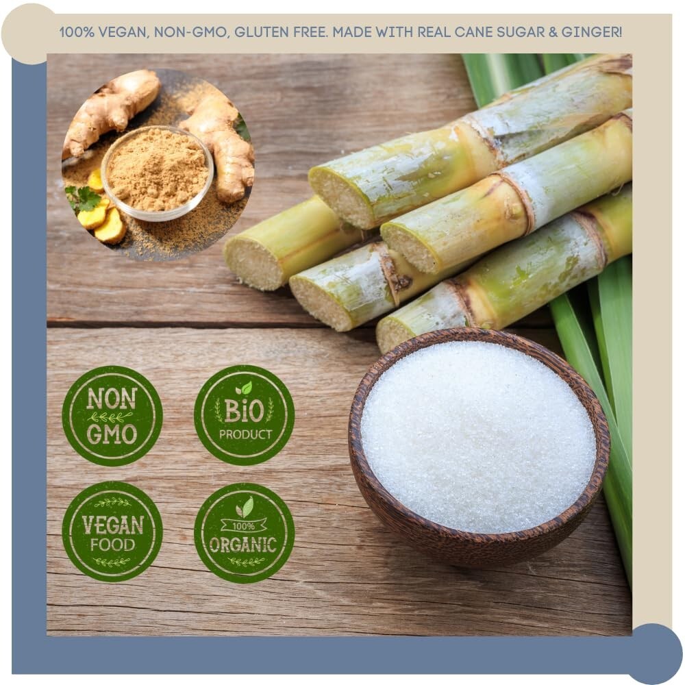 Chimes Ginger Chews Large 5 Flavor Variety Pack - Vegan & Gluten-Free Delight