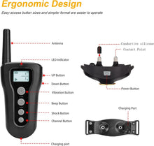 Load image into Gallery viewer, Adjustable Training Collar for Small to Large Dogs - Humane Shock &amp; Vibration