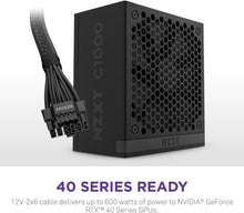Load image into Gallery viewer, C1000 Gold ATX 3.1 - 1000W Power Supply with Japanese Capacitors &amp; Zero Noise