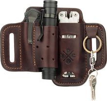 Load image into Gallery viewer, Compact &amp; Durable Leather Multitool Holster with Snap Closure - Perfect for EDC