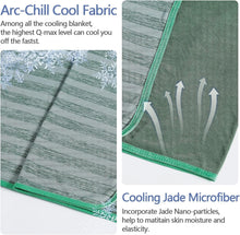 Load image into Gallery viewer, 90"x90" Queen Size Cooling Blanket for Hot Sleepers - Ultra Breathable Comfort