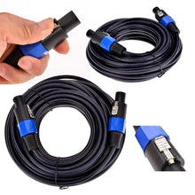 Load image into Gallery viewer, High-Performance 50 ft Speaker Cables - 2-Pack with Twist Lock Features