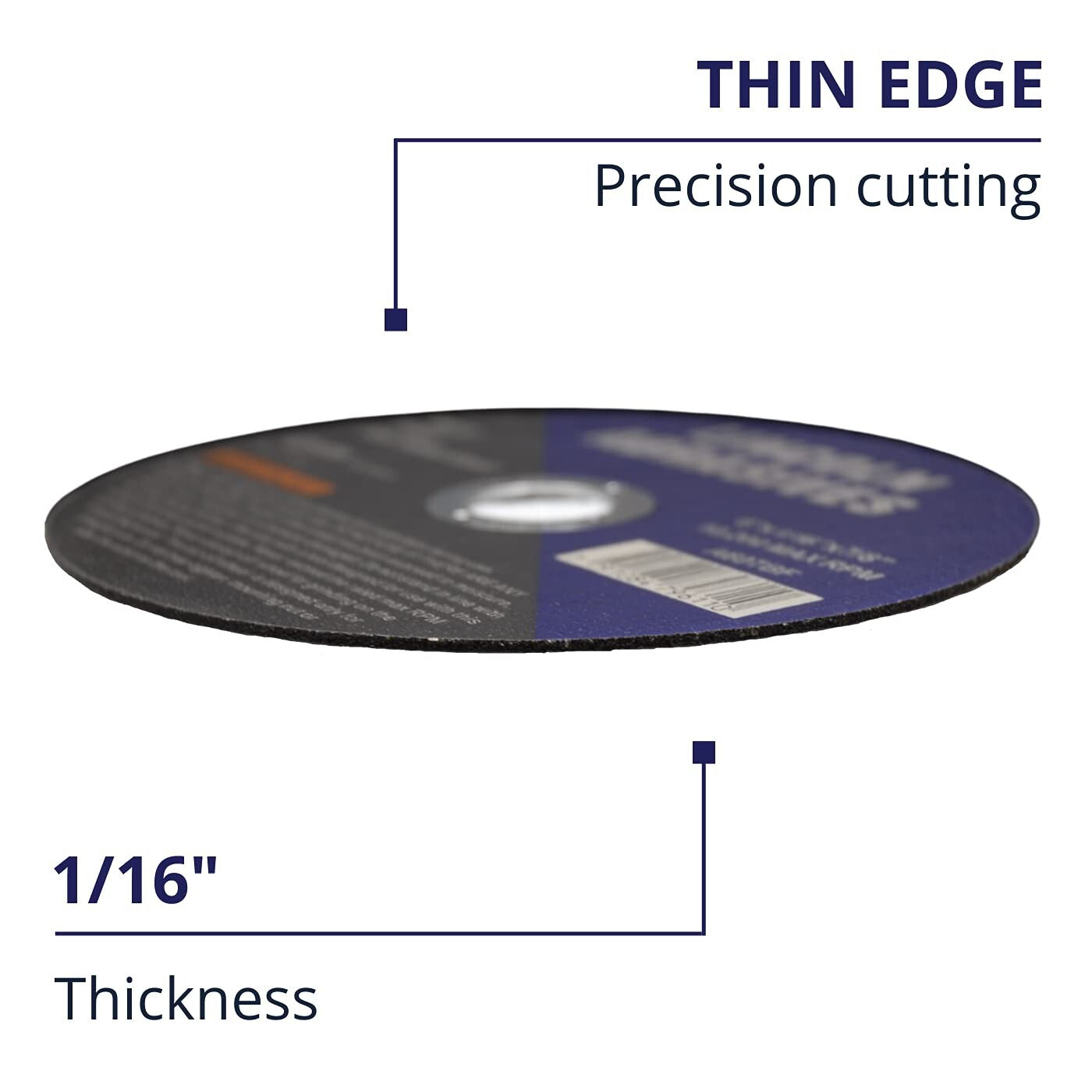 Durable 6" Aluminum Oxide Cut-Off Wheels - 100 Pack for Versatile Cutting