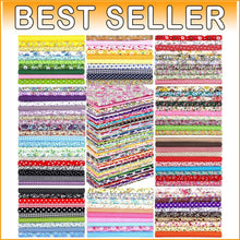 Load image into Gallery viewer, Multicolor 10x10 Inch Cotton Fabric Squares - Perfect for Quilting and Crafts