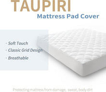 Load image into Gallery viewer, King Quilted Mattress Pad with Deep Pocket 8-21” - Cooling Pillowtop Protector